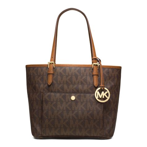 michael kors jet set monogram neoprene tote|Jet Set Medium Two.